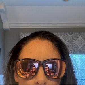 Rheos Polarized floating tortoise Brown Sunglasses with Reflective Lenses 100%UV